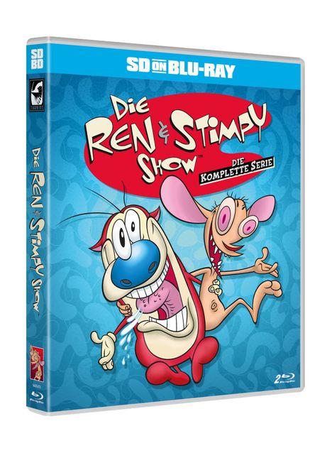 Die Ren &amp; Stimpy Show (Komplette Serie) (SD on Blu-ray), 2 Blu-ray Discs