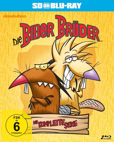 Die Biber Brüder (Komplette Serie) (SD on Blu-ray), 2 Blu-ray Discs