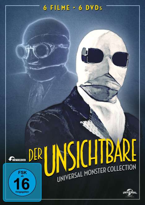 Der Unsichtbare (Universal Monster Collection), 6 DVDs