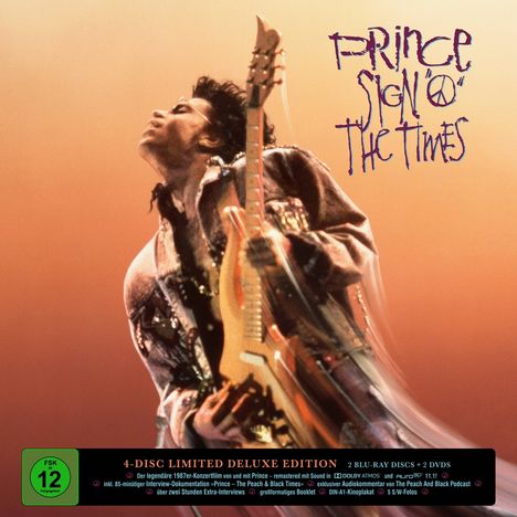 Prince - Sign "O" the Times (Limited Deluxe Edition) (Blu-ray &amp; DVD), 2 Blu-ray Discs und 2 DVDs