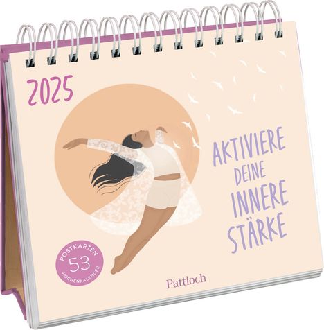 Postkartenkalender 2025: Aktiviere deine innere Stärke, Kalender