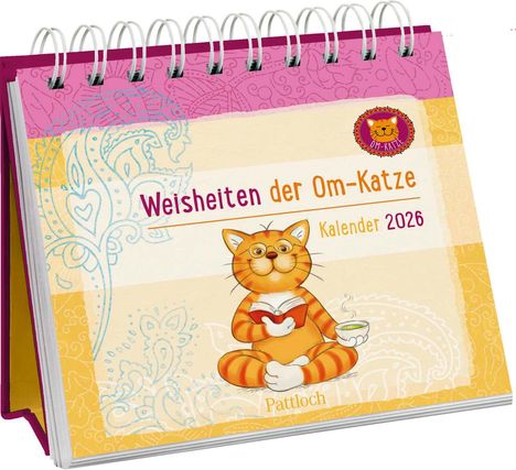 Mini-Wochenkalender 2026: Weisheiten der Om-Katze, Kalender