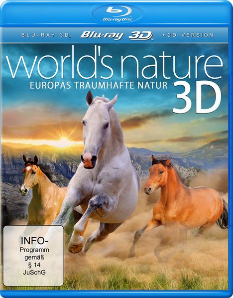 World's Nature 3D - Europas traumhafte Natur (3D Blu-ray), Blu-ray Disc