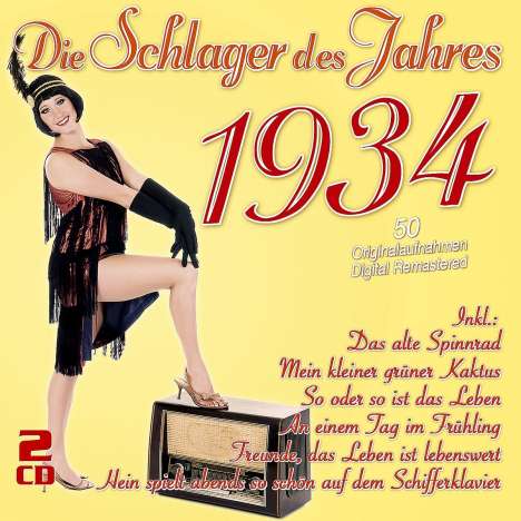 Die Schlager des Jahres 1934, 2 CDs
