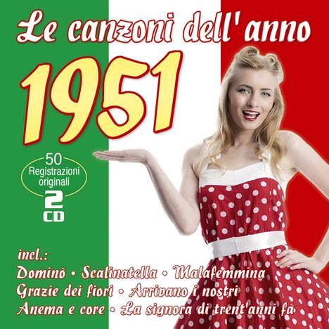 Le Canzoni Dell'Anno 1951, 2 CDs