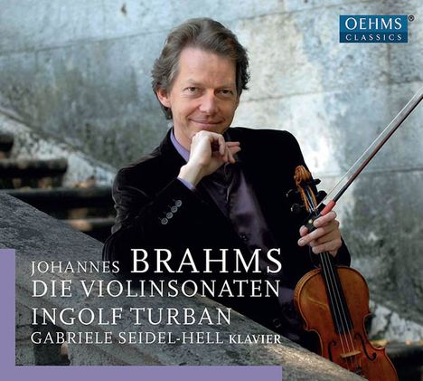 Johannes Brahms (1833-1897): Sonaten für Violine &amp; Klavier Nr.1-3, CD