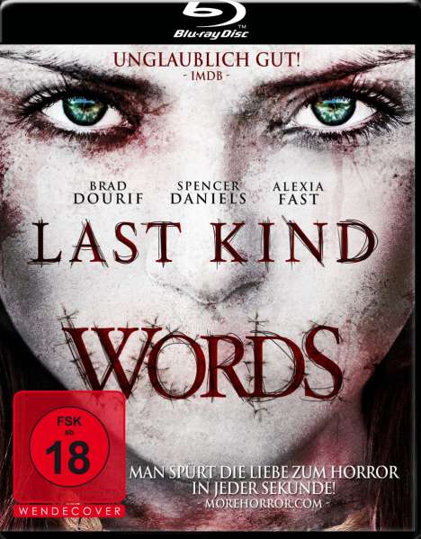 Last Kind Words (Blu-ray), Blu-ray Disc