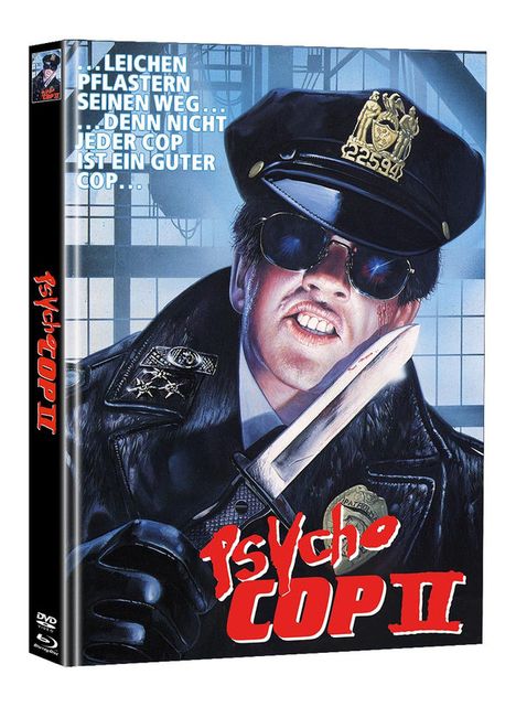 Psycho Cop 2 (Blu-ray &amp; DVD im Mediabook), 1 Blu-ray Disc und 1 DVD