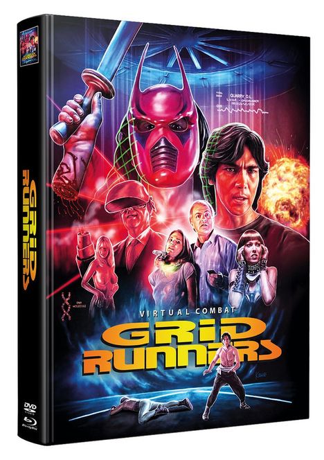 Grid Runners (Blu-ray im wattierten Mediabook), 1 Blu-ray Disc und 1 DVD