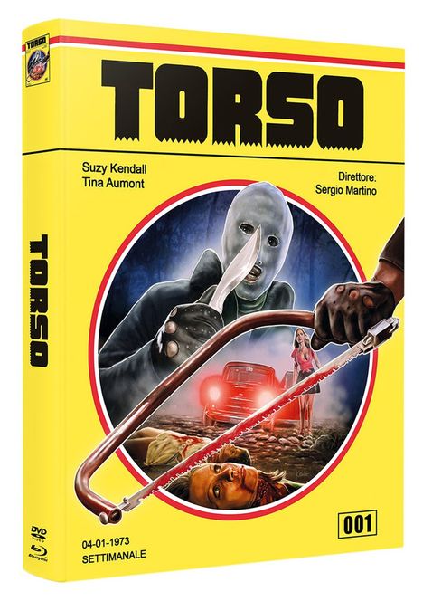 TORSO - Die Säge des Teufels (Blu-ray &amp; DVD im wattierten Mediabook), 1 Blu-ray Disc und 1 DVD