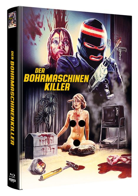 Der Bohrmaschinenkiler (Ultra HD Blu-ray & Blu-ray im wattierten Mediabook), 1 Ultra HD Blu-ray und 1 Blu-ray Disc