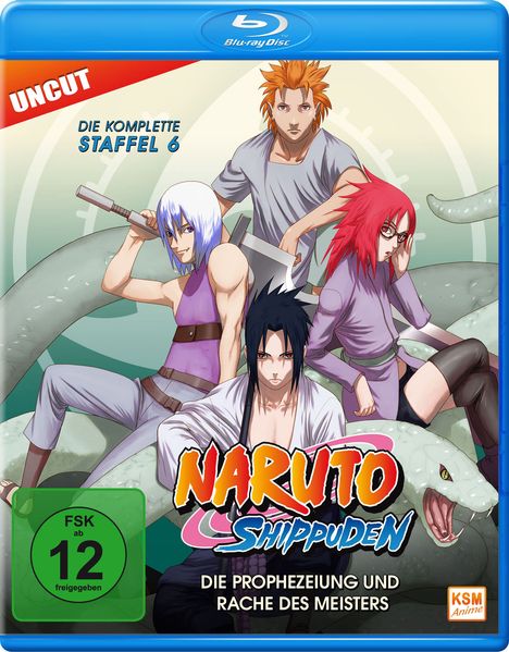 Naruto Shippuden Staffel 6 (Blu-ray), Blu-ray Disc