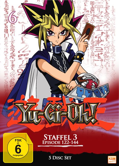 Yu-Gi-Oh! Staffel 3 (Episoden 122-144), 5 DVDs