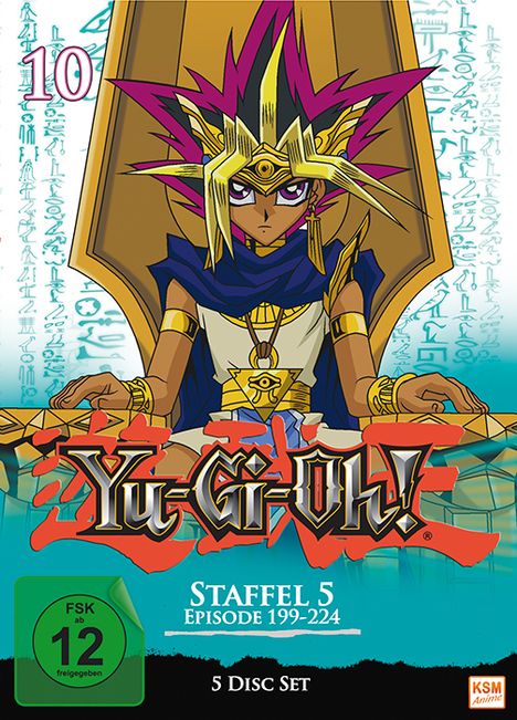 Yu-Gi-Oh! Staffel 5 (Episoden 199-224), 5 DVDs