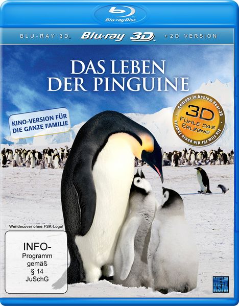 Das Leben der Pinguine (3D Blu-ray), Blu-ray Disc