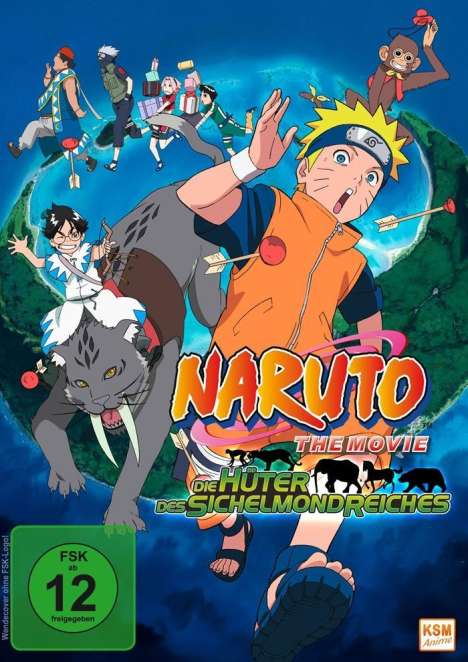 Naruto - The Movie: Die Hüter des Sichelmondreiches, DVD