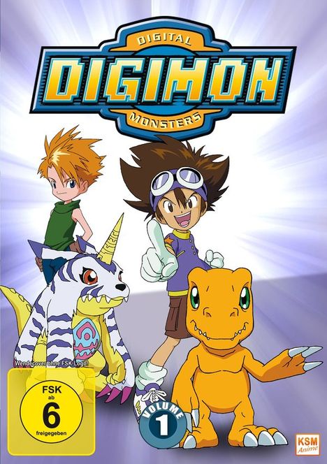 Digimon Adventure Vol. 1, 3 DVDs