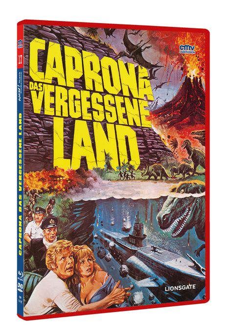 Caprona - Das vergessene Land (Blu-ray &amp; DVD), 1 Blu-ray Disc und 1 DVD