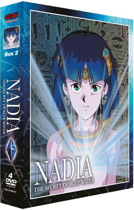 Nadia und die Macht des Zaubersteins Box 2, 4 DVDs