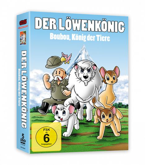 Der Löwenkönig - Boubou, König der Tiere (Gesamtausgabe), 5 DVDs
