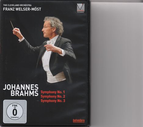 Johannes Brahms (1833-1897): Symphonien Nr.1-3, DVD