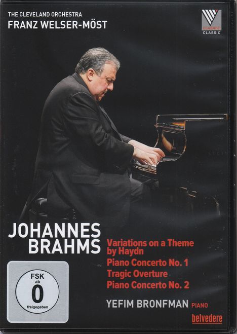 Johannes Brahms (1833-1897): Klavierkonzerte Nr.1 &amp; 2, DVD