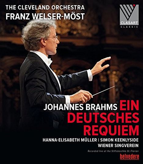 Johannes Brahms (1833-1897): Ein Deutsches Requiem op.45, Blu-ray Disc