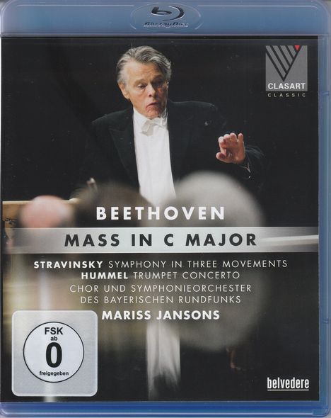 Ludwig van Beethoven (1770-1827): Messe C-dur op.86, Blu-ray Disc