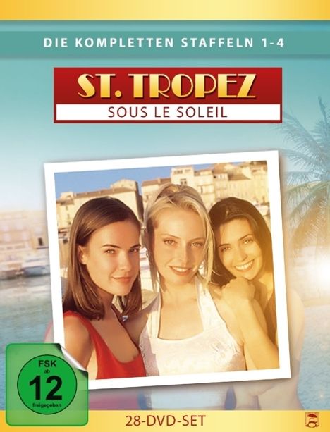 Saint Tropez Staffel 1-4, 28 DVDs