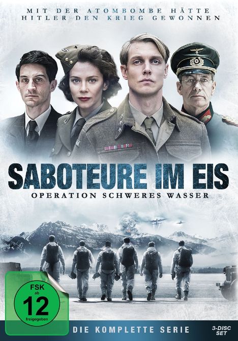 Saboteure im Eis - Operation Schweres Wasser, 3 DVDs