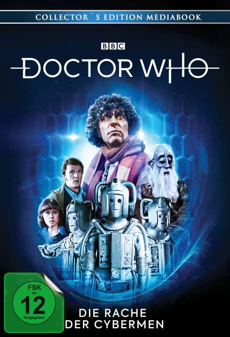 Doctor Who - Vierter Doktor: Die Rache der Cybermen (Blu-ray &amp; DVD im Mediabook), 1 Blu-ray Disc und 2 DVDs