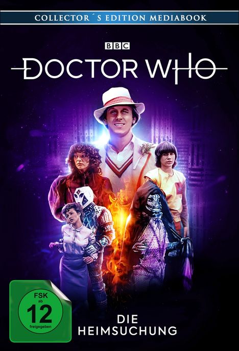 Doctor Who - Fünfter Doktor: Die Heimsuchung (Blu-ray &amp; DVD im Mediabook), 1 Blu-ray Disc und 2 DVDs