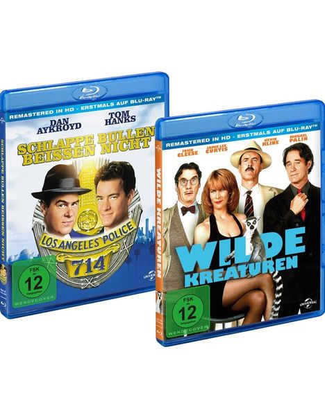 Schlappe Bullen beissen nicht / Wilde Kreaturen (Blu-ray), 2 Blu-ray Discs