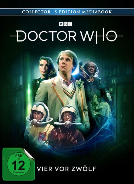Doctor Who - Fünfter Doktor: Vier vor Zwölf (Blu-ray &amp; DVD im Mediabook), 1 Blu-ray Disc und 2 DVDs