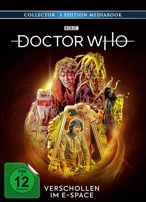 Doctor Who - Vierter Doktor: Verschollen im E-Space (Blu-ray & DVD im Mediabook), 1 Blu-ray Disc und 2 DVDs