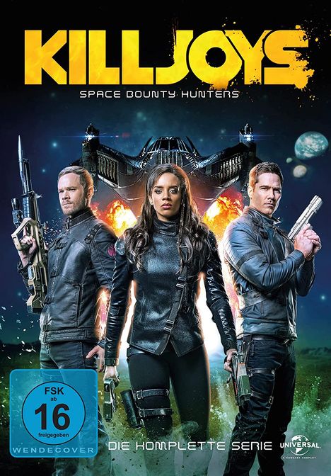 Killjoys - Space Bounty Hunters (Komplette Serie), 15 DVDs