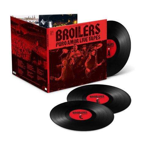 Broilers: Puro Amor Live Tapes (180g) (limitierte und nummerierte Edition), 3 LPs