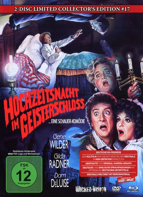 Hochzeitsnacht im Geisterschloss (Blu-ray &amp; DVD im Mediabook), 1 Blu-ray Disc und 1 DVD