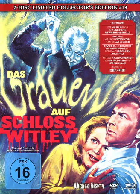 Das Grauen auf Schloss Witley (Blu-ray &amp; DVD im Mediabook), 1 Blu-ray Disc und 1 DVD