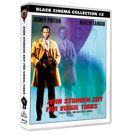 Zehn Stunden Zeit für Virgil Tibbs (Black Cinema Collection) (Blu-ray &amp; DVD), 1 Blu-ray Disc und 1 DVD