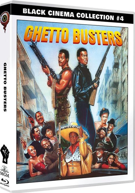 Ghetto Busters (Black Cinema Collection) (Blu-ray &amp; DVD), 1 Blu-ray Disc und 1 DVD