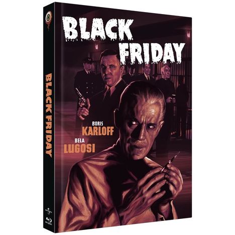 Black Friday (1940) (Blu-ray &amp; DVD im Mediabook), 1 Blu-ray Disc und 1 DVD