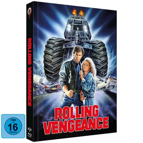 Rolling Vengeance (1987) (Blu-ray &amp; DVD im Mediabook), 1 Blu-ray Disc und 1 DVD