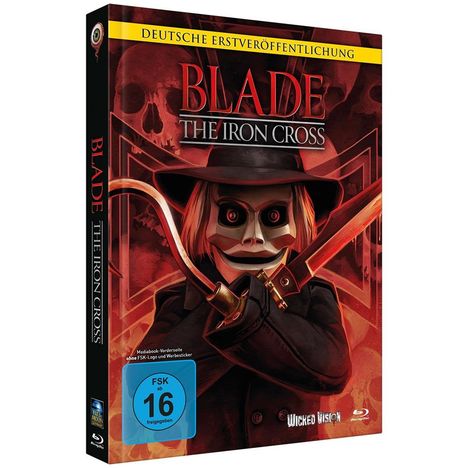 Blade - The Iron Cross (Blu-ray im Mediabook), 1 Blu-ray Disc und 1 DVD