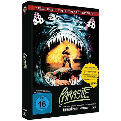 Parasite - Killer Parasit (3D Blu-ray &amp; CD im Mediabook), Blu-ray Disc