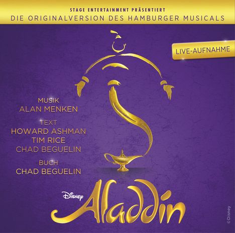 Musical: Aladdin - Originalversion des Hamburger Musicals, CD