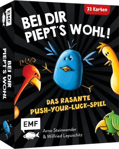 Arno Steinwender: Kartenspiel: Bei dir piept's wohl!, Spiele