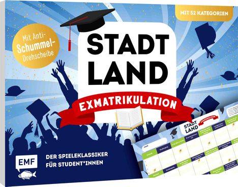 Stadt, Land, Exmatrikulation - Der Spieleklassiker für Studentinnen und Studenten, Spiele