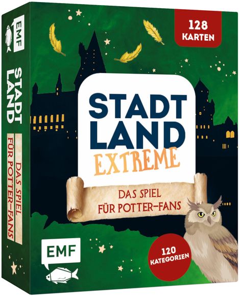 Kartenspiel: Stadt, Land, Extreme - Das inoffizielle Spiel für Harry Potter-Fans mit 128 Karten, Spiele