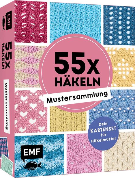 Michaela Lingfeld-Hertner: 55 x häkeln - Mustersammlung: Dein Kartenset, Diverse